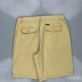 Nautica Chino Shorts - 37W 11L Yellow Cotton