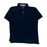 Tommy Hilfiger Polo Shirt - Medium Navy Cotton