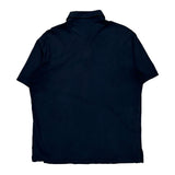 Armani Exchange Polo Shirt - Medium Navy Cotton