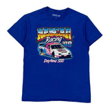 Daytona 500 Nascar T-Shirt - Medium Blue Cotton