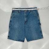 Unbranded Denim Shorts - 32W 11L Blue Denim
