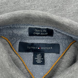 Tommy Hilfiger Polo Shirt - Small Gray Cotton
