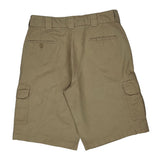Dickies Cargo Shorts - 34″ Waist Beige Cotton Blend
