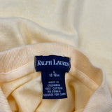 Age 18 Months Ralph Lauren Polo Shirt - Large Yellow Cotton