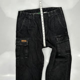 Unbranded Cargo Trousers - 34W 30L Black Cotton