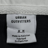 Urban Outfitters Striped Rugby Shirt - Medium Black Cotton