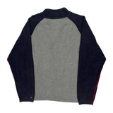 Tommy Hilfiger 1/4 Zip - Large Gray Cotton