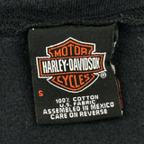 Laughlin Run 20Th Anniversary Harley Davidson Graphic Vest - Small Black Cotton