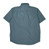 Carhartt Short Sleeve Shirt - Large Blue Cotton