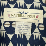Natural Issue Short Sleeve Shirt - Large Blue Cotton