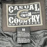Casual Country Jacket - Medium Brown Cotton