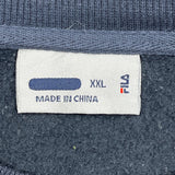 Fila Spellout Sweatshirt - 2XL Navy Cotton