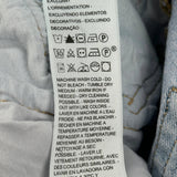 Levis Denim Shorts - 32W UK 12 Light Wash Cotton