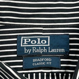 Polo By Ralph Lauren Striped Shirt - 3XL Black & White Cotton