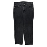 501 Levis Jeans - 35W 30L Black Cotton