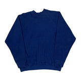 Fruit Of The Loom Graphic Sweatshirt - Large Blue Cotton Blend