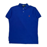 Polo By Ralph Lauren Polo Shirt - Large Blue Cotton
