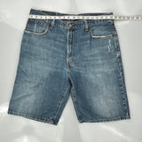 Levis Denim Shorts - 35W 11L Blue Denim