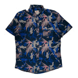 Levis Floral Short Sleeve Shirt - Medium Multicoloured Cotton