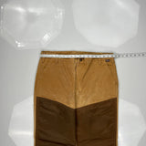 Unbranded Double Knee Cargo Pants - 32W 30L Brown Cotton