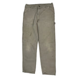 Carhartt Carpenter Trousers - 35W 36L Beige Cotton