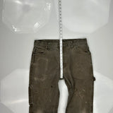 Dickies Carpenter Pants - 33W 30L Gray Cotton