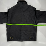 Faded Carhartt Arctic Jacket - Medium Black Cotton