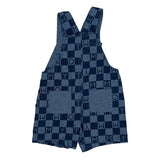Age 12 Months Tommy Hilfiger Checked Overalls - 3XS Blue Cotton