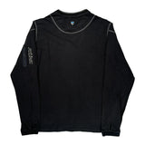 Kuhl Long Sleeve T-Shirt - Large Black Cotton