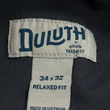 Duluth Cargo Pants - 31W 32L Gray Cotton