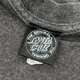 Santa Cruz Graphic T-Shirt - 2XL Gray Cotton