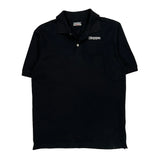 Kappa Polo Shirt - Large Black Cotton