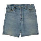 Wrangler Denim Shorts - 38W 9L Light Wash Cotton