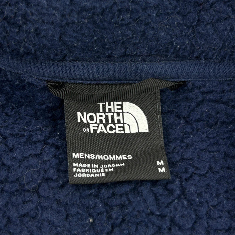 The North Face Fleece Jacket - Medium Navy Polyester