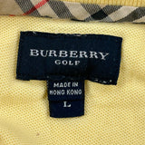 Burberry Polo Shirt - Large Yellow Cotton