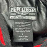 Chevrolet Racing Steve & Barry Graphic Varsity Jacket - Large Black Acrylic