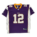 Minnesota Vikings Reebok Nfl Football Jersey - 2XL Purple Nylon