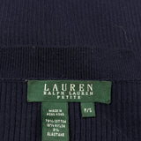 Ralph Lauren Petite Sweater - Small Navy Cotton