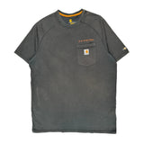 Carhartt T-Shirt - Large Gray Cotton