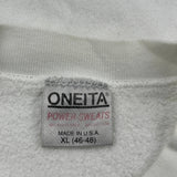 Oneita College Sweatshirt - XL Blue Cotton