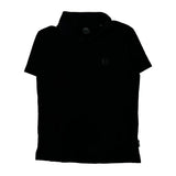 Armani Exchange Polo Shirt - Medium Black Cotton
