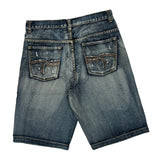 Route 66 Baggy Denim Shorts - 34W 11L Dark Wash Cotton