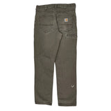 Carhartt Carpenter Trousers - 30W 31L Grey Cotton