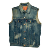 Levis Denim Gilet - XL Blue Denim