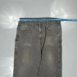 Carhartt Carpenter Pants - 36W 31L Gray Cotton