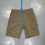Dickies Carpenter Shorts - 32W 10L Beige Cotton