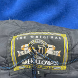 Sectional 9Th 100 Fly 2010, Sectional 6Th 100 Fly 2011 Holloway Varsity Jacket - Small Blue Leather