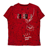 Desigual T-Shirt - 2XL Red Cotton