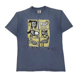 Wild Animal Park Oneita T-Shirt - Large Blue Cotton