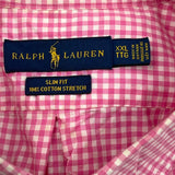 Ralph Lauren Checked Shirt - 2XL Pink Cotton